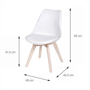 Silla Joly blanca 2 Silla Joly blanca